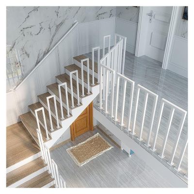 Stair Railing Stairs Handrails Railing Bracket White Vertical Stair Guardrail M Style Wrought Iron Balcony Fence Japanese Style Swimming Pool Handrail (Size : 100CM)