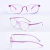 AetrvoHope Kids Blue Light Glasses Clear Purple,TR90 Ultra-Light Computer Glasses for Teens Girls Age 7-14,Unbreakable Frame for Child with Case,Anti Eyestrain & UV400 view 2