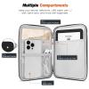 MoKo 6-7" Kindle Sleeve Bag for 7" Kindle Colorsoft Signature Edition, All-New 6" Kind 11th/10th Gen, 6.8" Kind Paperwhite 11th/10th, Fire 7 2022, KoBo eReader, Black view 3