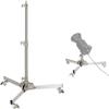 NEEWER Heavy Duty Light Stand with Casters, Max Height 3.2ft/98cm, Stainless Steel Foldable Adjustable Tripod, Photography Light Stand for Speedlight Softbox Monolight, Max Load 22lb view 1