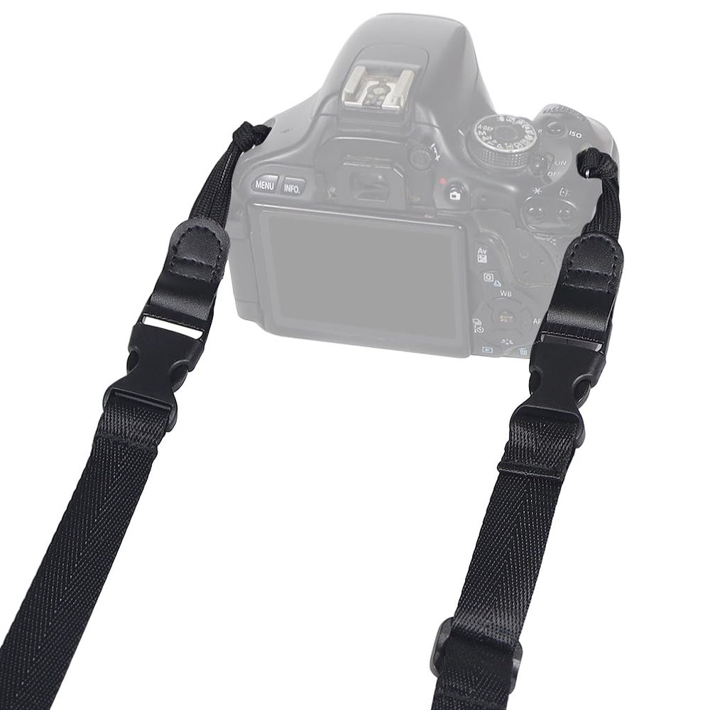 NovelGoal Photography Slanting Cross Adjustable Universal Shoulder Strap Quick Release Decompression Camera Shoulder Strap Two-way Adjustable Length Suitable for SLR Micro single