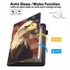 stmedazm Case for Amazon Kindle Fire HD 8/Fire HD 8 Plus Tablet (12th/10th Generation, 2024/2022/2020 Release), Slim Stand Folio Cover with Card Slot & Auto Wake/Sleep - American Flag Bald Eagle view 4