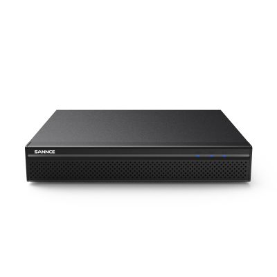 SANNCE 4K 8 Channel PoE NVR, 8MP CCTV Security Camera System Network Video Recorder Supports 8MP 5MP 3MP 1080P HD PoE Surveillance IP Camera, Human Detection(NOHDD)