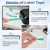 2 Pack Esaytool Replacement for P-Touch TZe-735 TZe735 TZ735 Laminated Label Tape 1/2" 12mm 0.47" White on Green Tape Compatible with ptouch PT-D210 D220 H110 H100 P710BT D220 D410 D600 Label Maker view 3