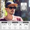 ReyDix Polarized Smart Glasses for Men Women with AAC Speaker Open Ear Music Touch Control Remote Photo Hand-Free Calling, Unisex Audio Intelligent Bluetooth 5.0 Sunglasses, Great Gift for Friends view 2
