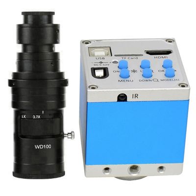 21MP HD HDMI USB Microscope Camera Video Digital Microscope Camera & 200X C-Mount Lens