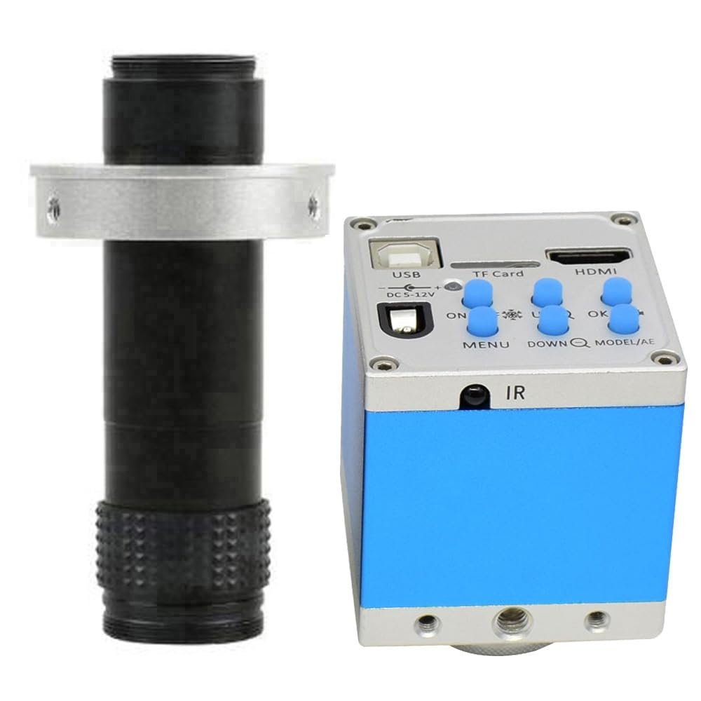 21MP HD HDMI USB Microscope Camera Video Digital Microscope Camera & 120X C-Mount Lens
