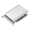 PCI-E4.0 X16 To 4-port M.2 SSD NVME Solid-state Drive Adapter Card Computer Slots- Array Card Raids Heat Dissipation High-Performance PCIe X16 To 4-port M.2 SSD Slots- Expansion Card With To view 1