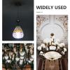 jojofuny 4pcs Strain Relief Connector Clips for Ceiling Chandelier Cords Cable Gland Lamp Holders Retro Design Grip for Hanging Lights view 3