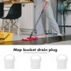 JECOMPRIS Mop Bucket Drain Plug Replacement 3Pcs Water Blockage Stopper for Bucket Laundry Sink Tub Drain Plug 1.18X0.70X0.70In view 4