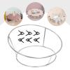 WaShaRoom Newborn Photography Stand, Stainless Steel, Silver, 22lbs, Includes Stand & 6 Clamps, Ideal for Newborn Posing & Decorations view 4