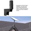 Fockety Adjustable Mounting Kit, Outdoor Roof Mount with Mount Adapter, Pole Mount Short/Long Wall Mount for Internet Kit view 3