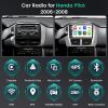 5G WiFi [8-Core 4+64G] Hikity Android 13 Car Stereo for 2006-2008 Honda Pilot Radio Wireless Carplay Android Auto, 9" Touchscreen Car Radio GPS Bluetooth Mirror Link FM/RDS/32EQ/DSP SWC Backup Cam view 2