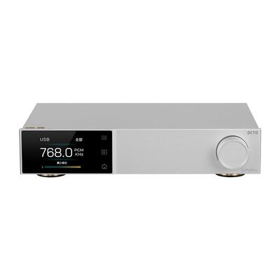LEAUDIO Topping D70 PRO OCTO HiFi DAC Bluetooth 5.1 Support LDAC with RCA XLR Output Remote Control Hi-res Audio Decoder (Silver)