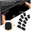 Gatuida 30pcs Breathable Nylon Gaming Finger Sleeves for Mobile Games Quick-Dry Thumb Covers Sweat-Resistant Design Compatible All Touchscreen Devices view 2