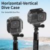 Buziba Waterproof Case Underwater Dive Case Protective Shell for Insta360 Ace Pro Action Camera 60M/197FT Diving Housing Cover Shell view 2