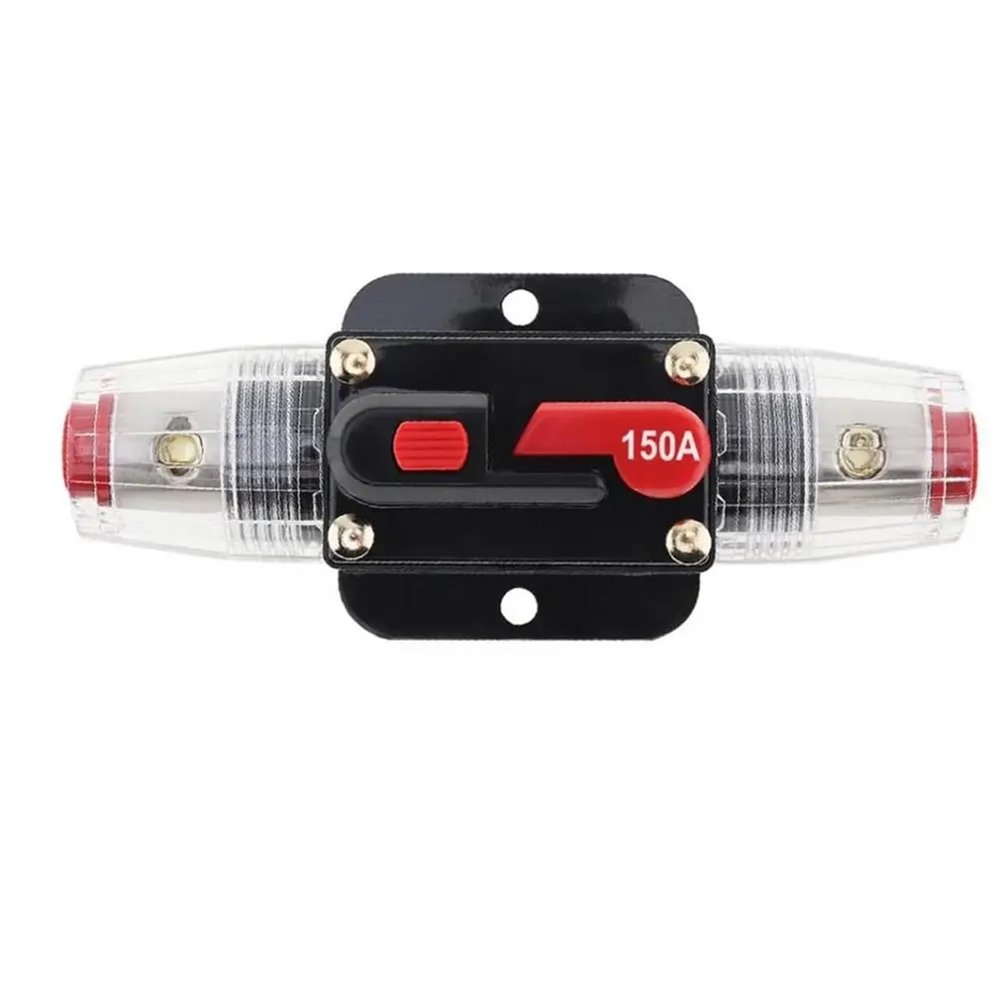 100A 50A 60A 80A 150A 12V 24 Car Truck Audio Amplifier Circuit Breaker Fuse Holder AGU Style Stereo Amplifier (Size : 50A)