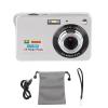 4K Digital Camera, 48MP 2.7in LCD Display Video Camera, 8X Mini Compact Camera for Teens Students Boys Girls (Sier) view 1