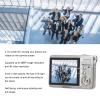 4K Digital Camera, 48MP 2.7in LCD Display Video Camera, 8X Mini Compact Camera for Teens Students Boys Girls (Sier) view 2