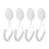Alipis Remote Control Lanyard 4-Pack Universal Anti-Lost Rope Hook with Adhesive Mount for Home and Office Remote Holder view 1