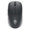 Alienware Pro Wireless Gaming Mouse - 2.4GHz Gaming Wireless/USB Wired Connectivity, Adjustable DPI, Optical Sensor Technology, 6 Programmable Buttons, 650 IPS Sensor Max Speed - Dark Side of the Moon view 1