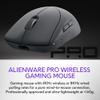 Alienware Pro Wireless Gaming Mouse - 2.4GHz Gaming Wireless/USB Wired Connectivity, Adjustable DPI, Optical Sensor Technology, 6 Programmable Buttons, 650 IPS Sensor Max Speed - Dark Side of the Moon view 2