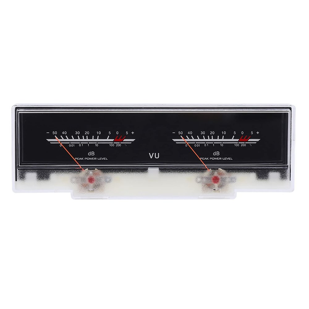 MUNEFE Stereo Vu Meter, Interated Amplifier, Speaker Switch Box, Suitable for Measu s in Home Or Car Systems