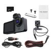 3 Lens DashCam for Car Black Box 1080P Car Video Recorder with G-Sensor Recording DVR Camera Dashcam Front and Rear view 3