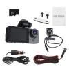 3 Lens DashCam for Car Black Box 1080P Car Video Recorder with G-Sensor Recording DVR Camera Dashcam Front and Rear view 4