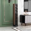 Speaker Tray Shock Absorbing feet Bookshelf Base Shock Absorbing Plate Stereo subwoofer Shock Pads Speaker Chassis Equipment feet Strong Load-Bearing Capacity, Solid and not Shaking Does not Hurt The view 4