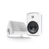 Gemini Sound GHSI-W400BT 4" Outdoor Bluetooth Speakers  Wired Powered IP44 Waterproof Wall Mount Pair, Rust-Proof Aluminum Grills, Expandable to 16 Speakers, Compact Full-Range Stereo (White) view 1