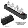 4 Studs Bus Bar, Buss Bar Stud Terminal Bus Bar Terminal Block Electric Terminal Junction Block Power Distribution Block 100A AC 300V DC 48V view 3