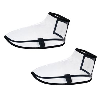 Housoutil 1pair Barber Shoe Cover for Hairdressers Small Design Prevents Broken Hair Easy to Wear TPU Material for Salon and Home Use