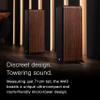 Q Acoustics M40 Bluetooth Powered Floor Standing Speakers HD Wireless Music Home Theatre Surround Sound System Black Tweeter 0.9, Mid Bass/Driver 5.0, Freq. Response 38 Hz 22 kHz view 2