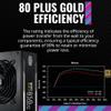 Cooler Master MWE Gold 850 V2 Full Modular, 850W, 80+ Gold Efficiency & Toshiba Canvio Basics 2TB Portable External Hard Drive USB 3.0, Black view 3