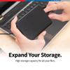 Toshiba Canvio Basics 1TB Portable External Hard Drive USB 3.0, Black - HDTB510XK3AA & HyperX Cloud Alpha Wireless - Gaming Headset for PC, 300-hour Battery Life view 3