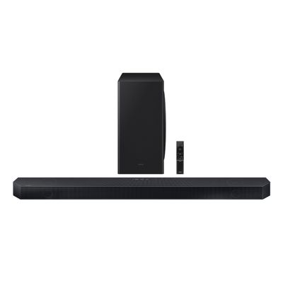 Samsung QS730D 3.1.2ch Soundbar w/Wireless Dolby Atmos Audio, Q-Symphony, SpaceFit Sound Pro, Adaptive Sound, Game Mode Pro, 8 Subwoofer Included, HW-QS730D/ZA