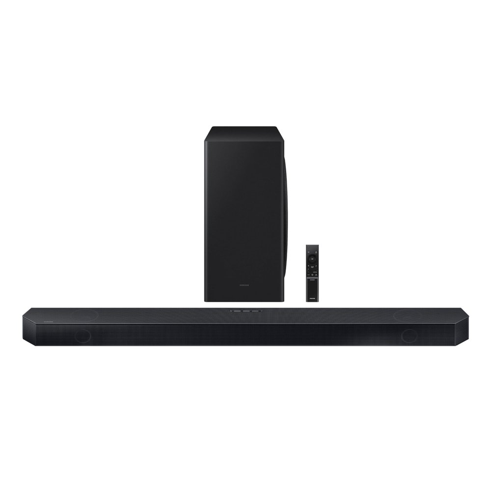 Samsung QS730D 3.1.2ch Soundbar w/Wireless Dolby Atmos Audio, Q-Symphony, SpaceFit Sound Pro, Adaptive Sound, Game Mode Pro, 8 Subwoofer Included, HW-QS730D/ZA