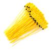 100pcs Yellow Plastic Security Seal 40cm Label Cable Ties with Number, Suitable for Logistics Transportation or Warehousing Industries view 1
