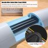 10 50 66 FT PVC Cord Concealer Cable Management ,Wire Organizer For Commercial Buildings Construction Sites Airports Railway Stations Subways, Heat Resistant Easy To Install Cuttable With Adhesive ( C view 4