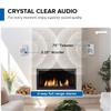 Gemini Sound GHSI-W525BT 5.25" Outdoor Bluetooth Speakers IP44 Waterproof Wired Powered Wall Mount Pair with Aluminum Grills, Patio Ready, Daisy-Chain Up to 16 Speakers, Balanced Stereo Audio (White) view 4