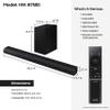 Samsung HW-B750D/ZA 5.1 ch Soundbar w/ Dolby Audio, Surround Sound expansion, Bass Boost, Adaptive Sound, DTS Virtual:X, Wireless Subwoofer, 2024 view 2