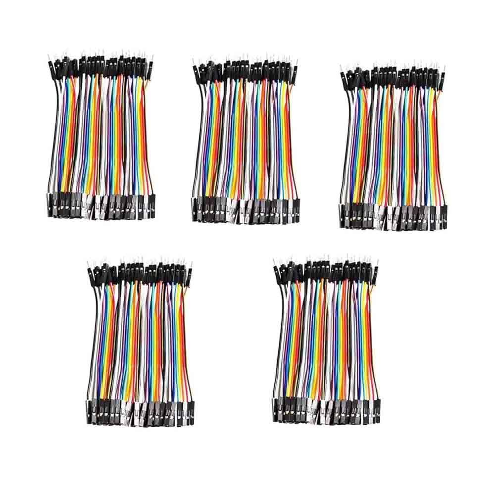 5PCS female to female male to female 10CM 20CM 30CM 15CM 40CM connecting jumper wire (10CM male to female)