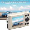 16MP Digital Camera with 16X Digital Zoom, 720P 30FPS HD Video Recording and 2.4 inch LCD Display, Built in Fill Light (Gold) view 2