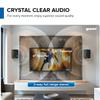 Gemini Sound GHSIW400BTPRBLK 4-inch Powerfull Bass Woofer 100 Watt Peak Power Waterproof Bluetooth Wall & Ceiling Mount Wired Speakers Pair - Easy Daisy Chain for Home Outdoor Pool & Patio, Black view 4
