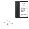 BoxWave Stand and Mount Compatible with HiSense A9 Smartphone (6.1 in) - Pocket Aluminum Stand 3-in-1, Portable Multi Angle Viewing Riser - Metallic Silver view 1