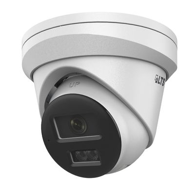 LTS Platinum CMIP1382WE-28MDA IP 8MP Dual Light 2.8mm WDR Mic Smart Ai Turret Dome Camera LTCMIP1382WE-28MDA