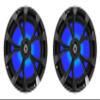 Rockville RKL80MB Black Marine Bundle: (4) 8-in 900W 2-Way Boat Speakers with LED Lights, (4) MAC80B 7.7-in Black Aluminum Wakeboard Tower Speaker Enclosures for Polaris RZR/ATV/UTV/Cart/Jeep, 8-items view 3