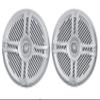 Rockville RMSTS65S Bundle: (4) Silver 6.5 in 800W Waterproof Marine Speakers, (2) RWB90W White 8-in 300W Wakeboard Tower Speakers, RXM-S6 2600W 6-Ch Marine Amplifier, RMWK4 Amp Kit, 8-Items view 2
