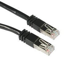 100ft Shielded CAT 5E Molded Patch Cable Black